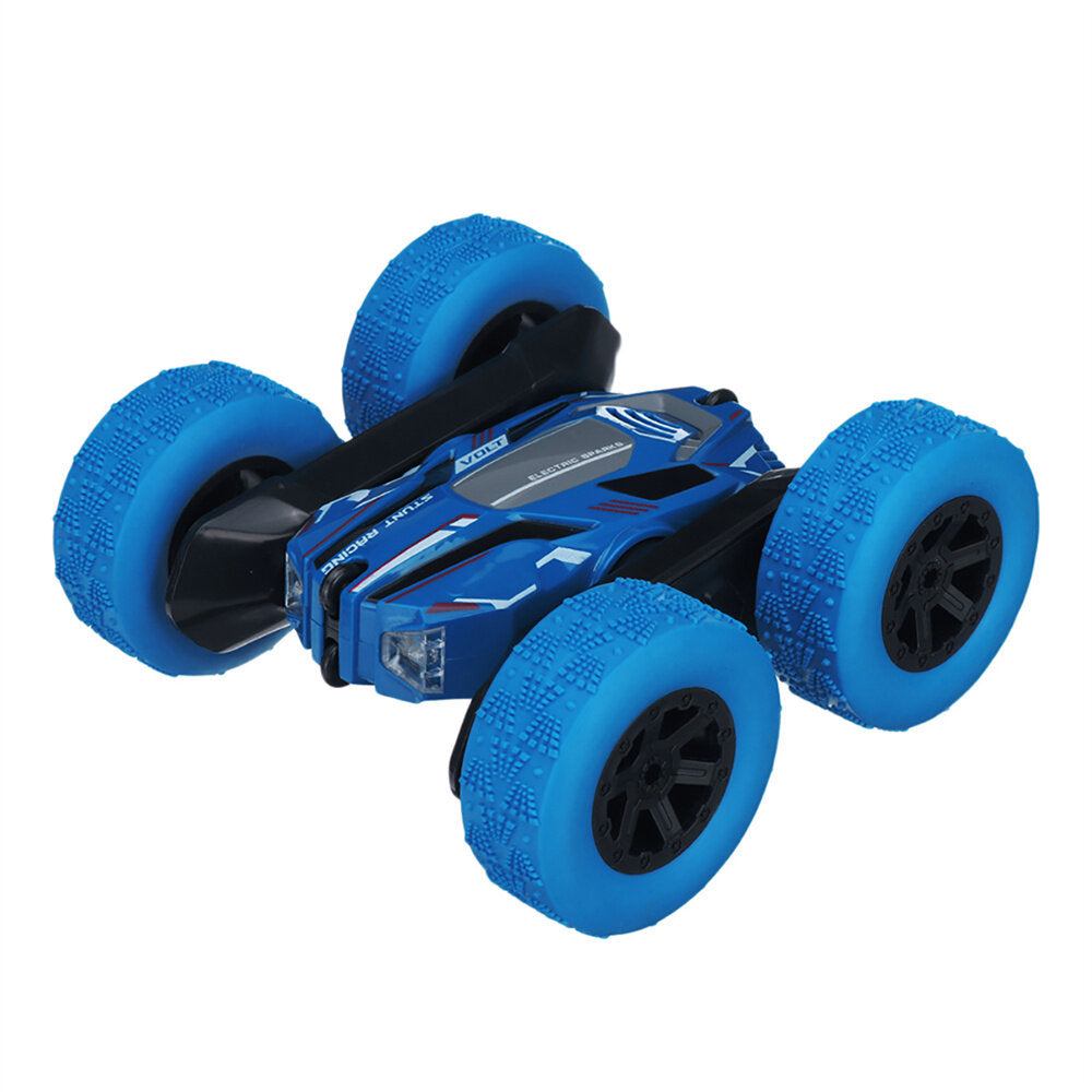 RC Stunt Car 2.4G 4WD 360 Rotate LED Lights Remote Control Off Road Double Sided Vehicles Model Kids Children Toys