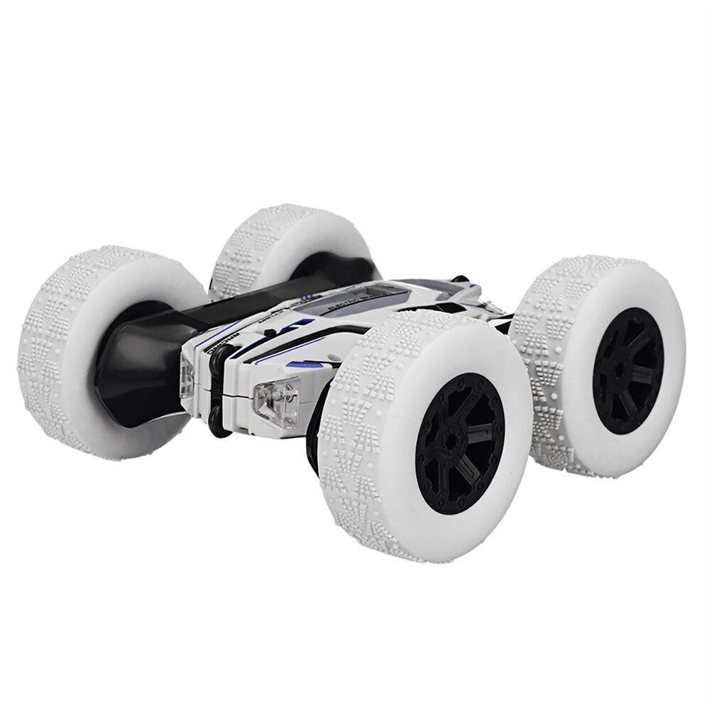 RC Stunt Car 2.4G 4WD 360 Rotate LED Lights Remote Control Off Road Double Sided Vehicles Model Kids Children Toys