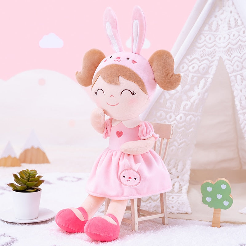 Gloveleya Stuffed Animal Dolls 2021 New Design Spring Girls Forest Animal Doll Soft Plush Toys Baby Girl's GIfts Kids Ragdoll