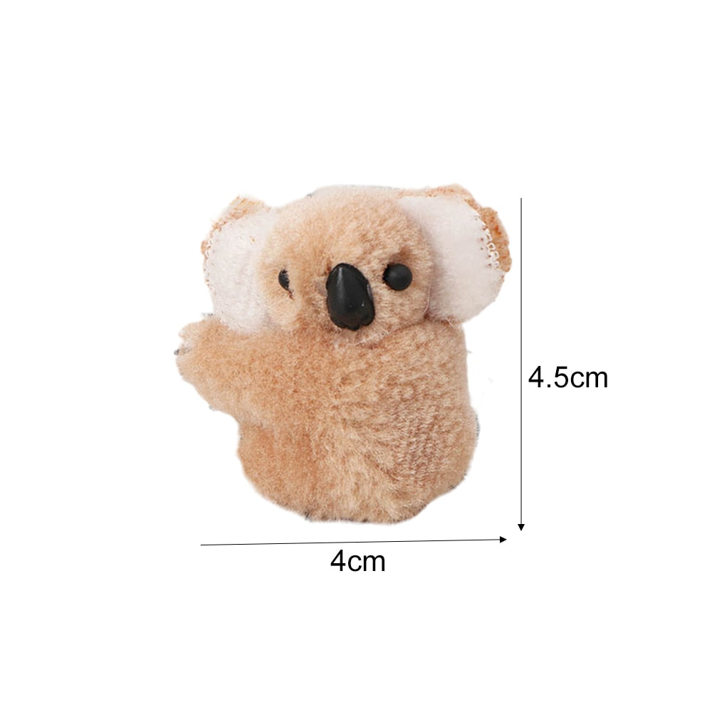 1 Pcs Creative Plush Panda Clip Hug Small Stuffed Animal Doll Toy Curtain Clip Bookmark Notes Souvenir Toys For Children