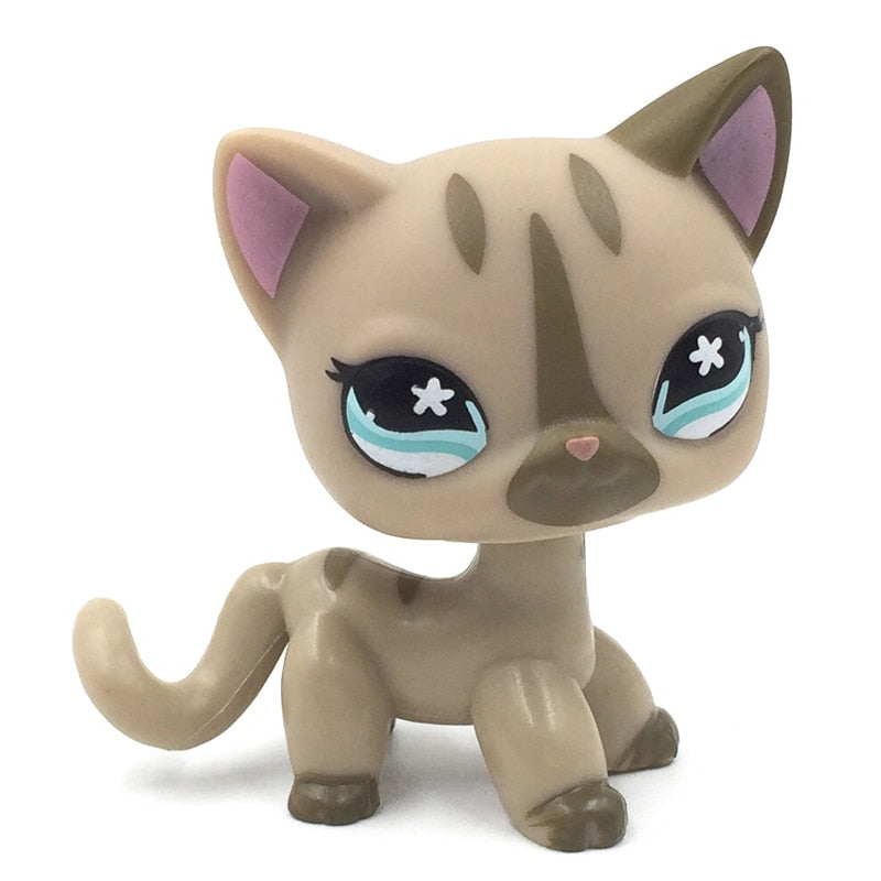 LPS CAT Rare Littlest pet shop Toys Stands Short Hair Kitten Dog Dachshund Collie Spaniel Great Dane Original Bobble head toys
