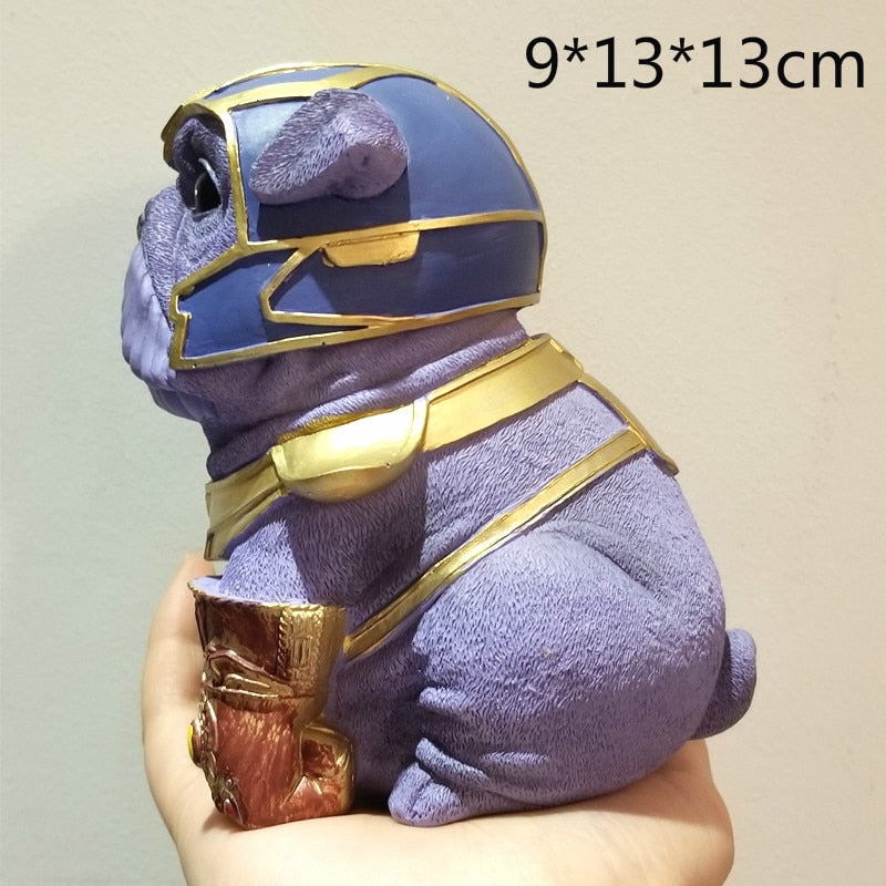 Cute Bulldog Dog Piggy Bank Piggy Bank Hero Corgi Golden Retriever Husky Dog Toy Decoration Decorative Resin Creative Model