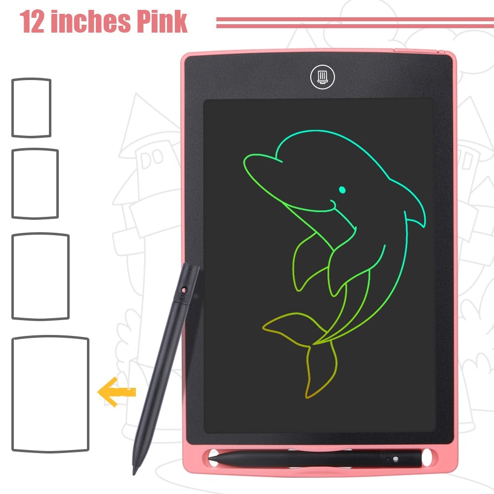 8.5/10/12 Inch LCD Drawing Tablet Electronic Drawing Writing Board Colorful Handwriting Pad Boy Girl Kids Children's Toys Gift