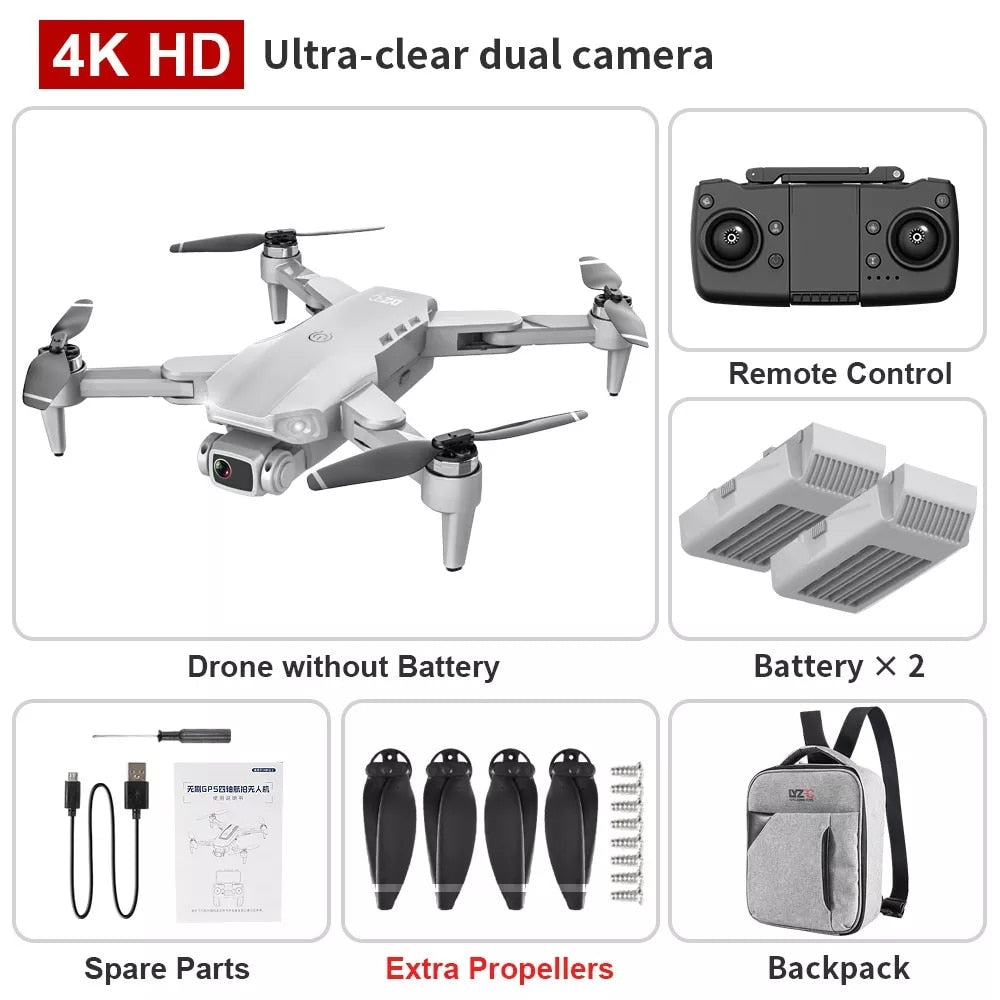 2022 New L900 Pro Drone 4K Professional 5G GPS HD Camera Photography Brushless Foldable Quadcopter RC Distance 1.2KM Drones Toy