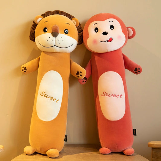 Soft Bench Pillow Doll Ragdoll Bed Baby Sleeping Comfort Baby Child Doll Plush Toy Lion
