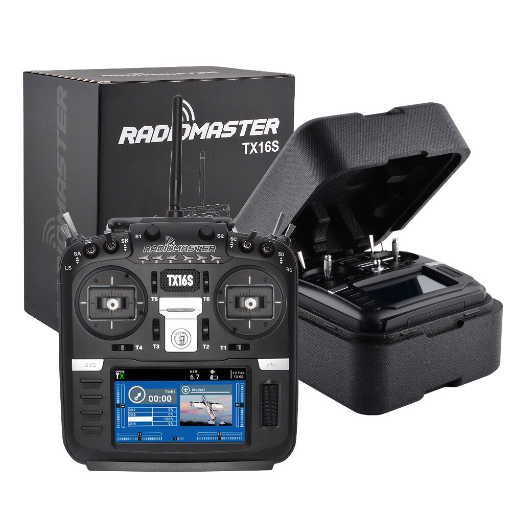 RadioMaster TX16S Hall Sensor Gimbals 2.4G 16CH Multi-protocol RF System OpenTX Mode2 Radio Transmitter for RC Drone