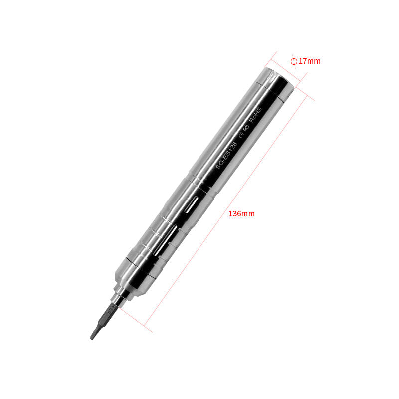 SEQURE SQ-ES126 Mini Electric Screwdriver Smart Repairtools Set With 24 Bits For RC Vehicles Model