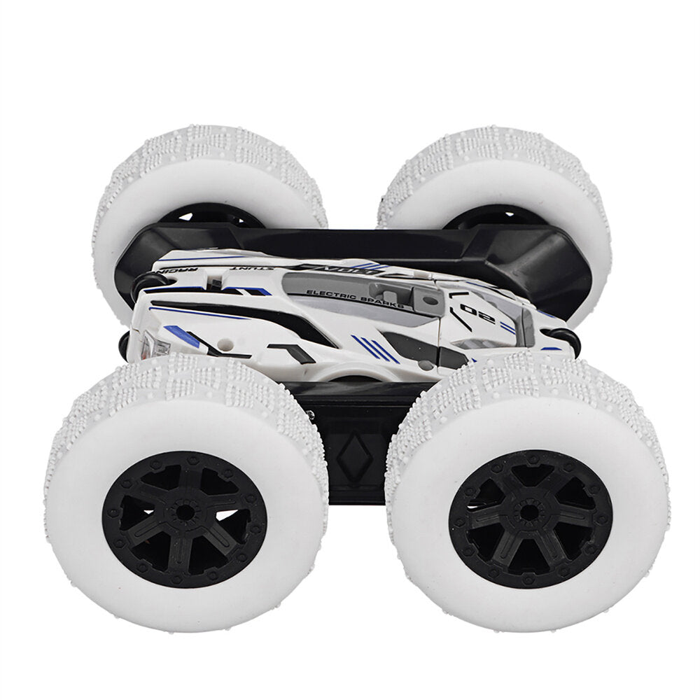 RC Stunt Car 2.4G 4WD 360 Rotate LED Lights Remote Control Off Road Double Sided Vehicles Model Kids Children Toys