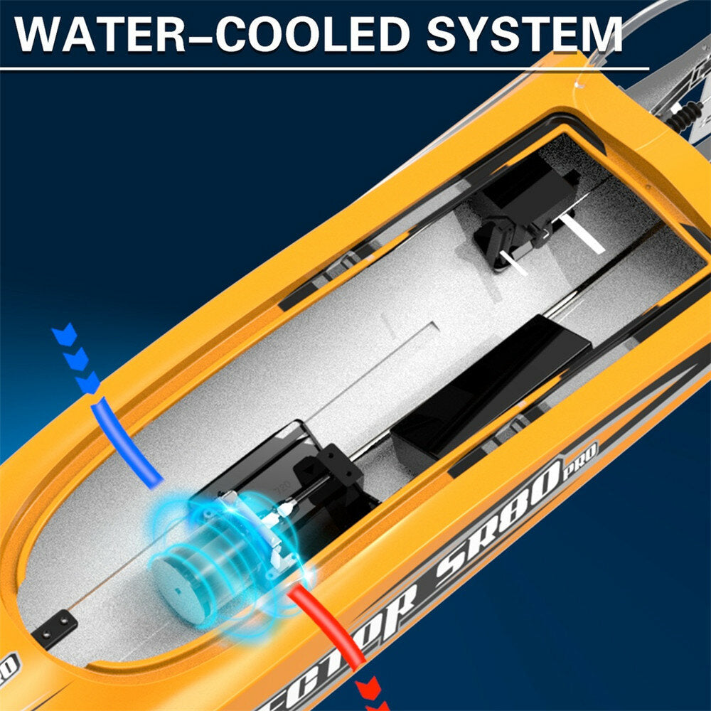 Volantexrc Vector SR80 Pro 70km/h 800mm 798-4P ARTR RC Boat with All Metal Hardwares Auto Roll Back Function