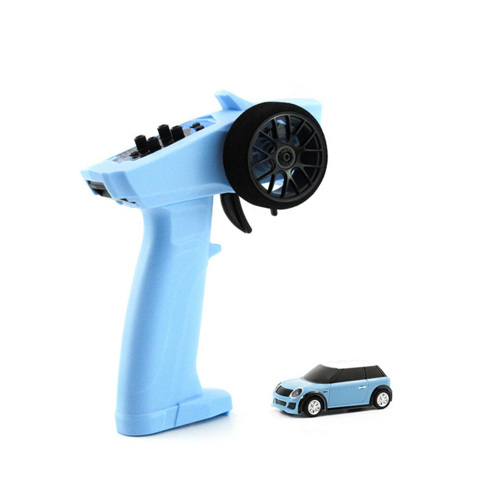 Turbo Racing RTR 1/76 2.4G RWD Fully Proportional Mini RC Car LED Light Vehicles Model Kids Children Toys