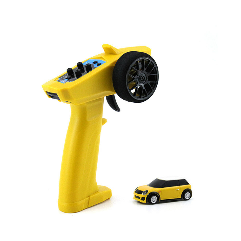 Turbo Racing RTR 1/76 2.4G RWD Fully Proportional Mini RC Car LED Light Vehicles Model Kids Children Toys