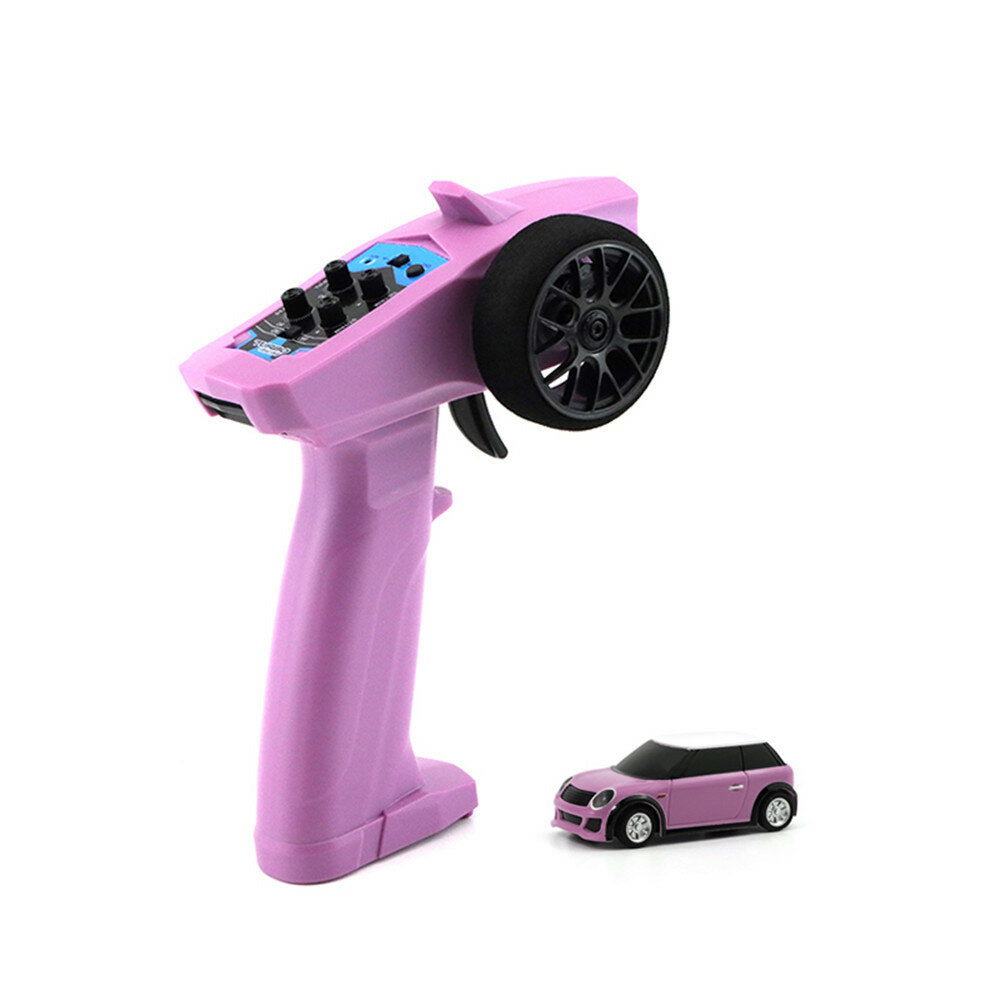 Turbo Racing RTR 1/76 2.4G RWD Fully Proportional Mini RC Car LED Light Vehicles Model Kids Children Toys