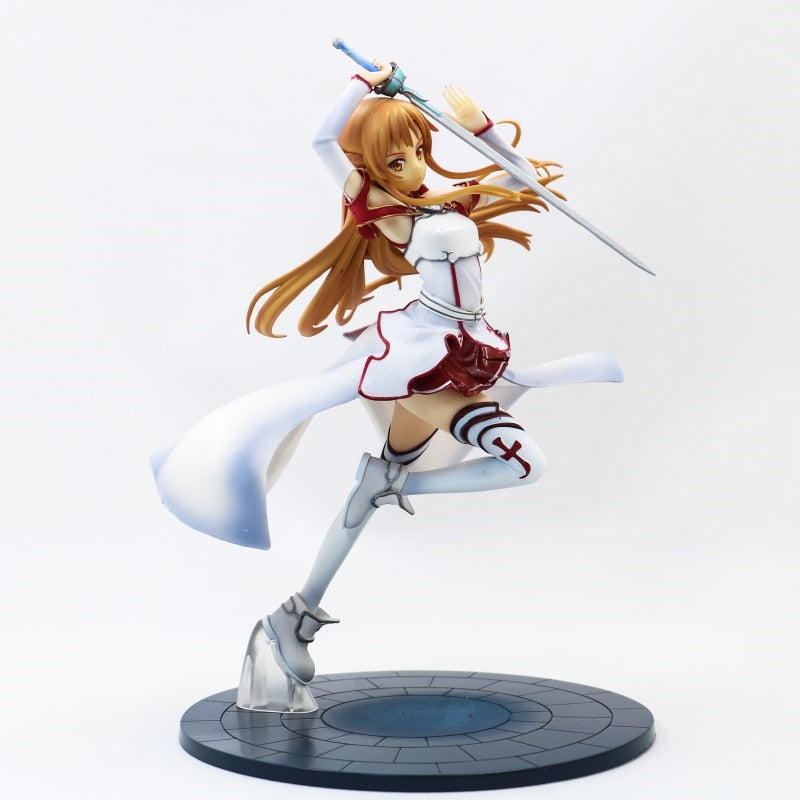 20cm SAO Sword Art Online Yuuki Asuna Action Figure Knights of The Blood Ver. 1/8 Scale PVC Collection Model Toys