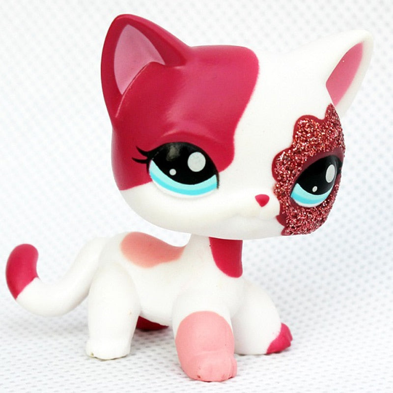 LPS CAT Rare Littlest pet shop Toys Stands Short Hair Kitten Dog Dachshund Collie Spaniel Great Dane Original Bobble head toys