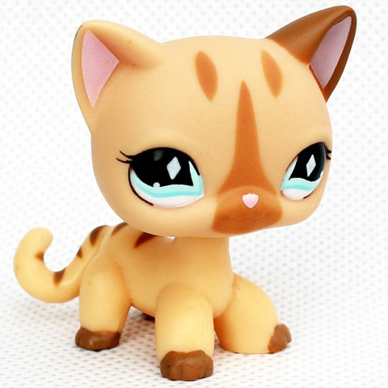 LPS CAT Rare Littlest pet shop Toys Stands Short Hair Kitten Dog Dachshund Collie Spaniel Great Dane Original Bobble head toys