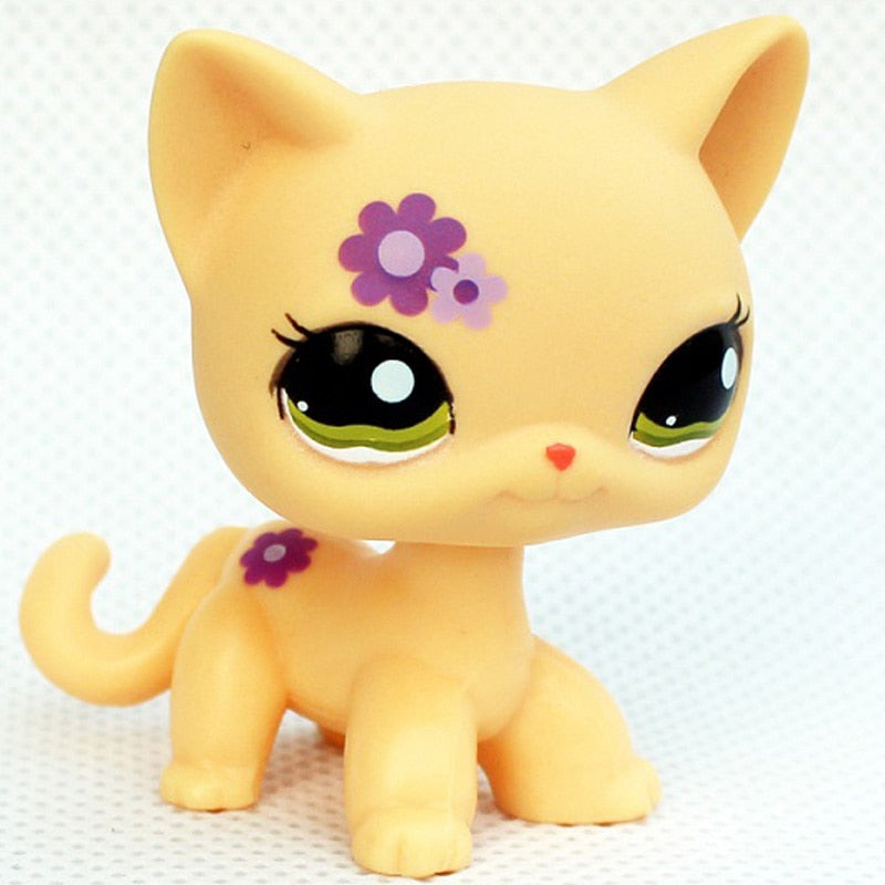 LPS CAT Rare Littlest pet shop Toys Stands Short Hair Kitten Dog Dachshund Collie Spaniel Great Dane Original Bobble head toys