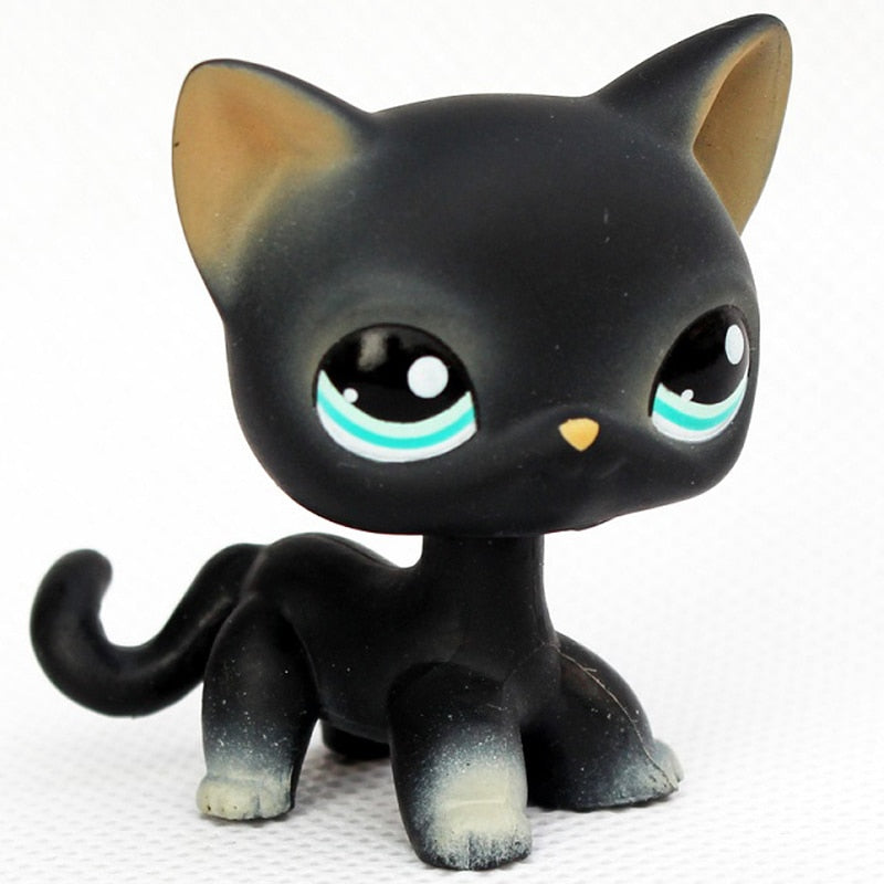 LPS CAT Rare Littlest pet shop Toys Stands Short Hair Kitten Dog Dachshund Collie Spaniel Great Dane Original Bobble head toys