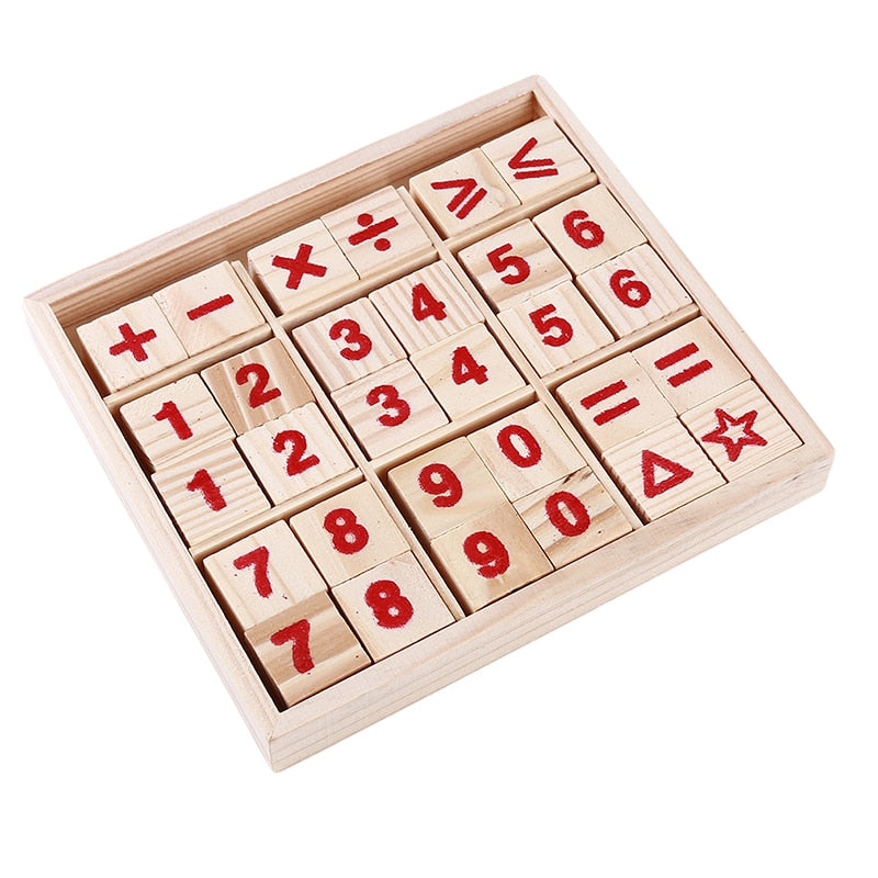 Multifunction Abacus Learning Stand Wooden Montessori Toys Counting Cognition Board Early Educational Math Toy For Children Gift
