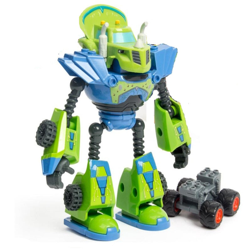 Hot Sell Anime Figure Blaze Monster Machines Cartoon Plastic/Alloy Deformed Car Model Action Figures Toys Child Birthday Gifts