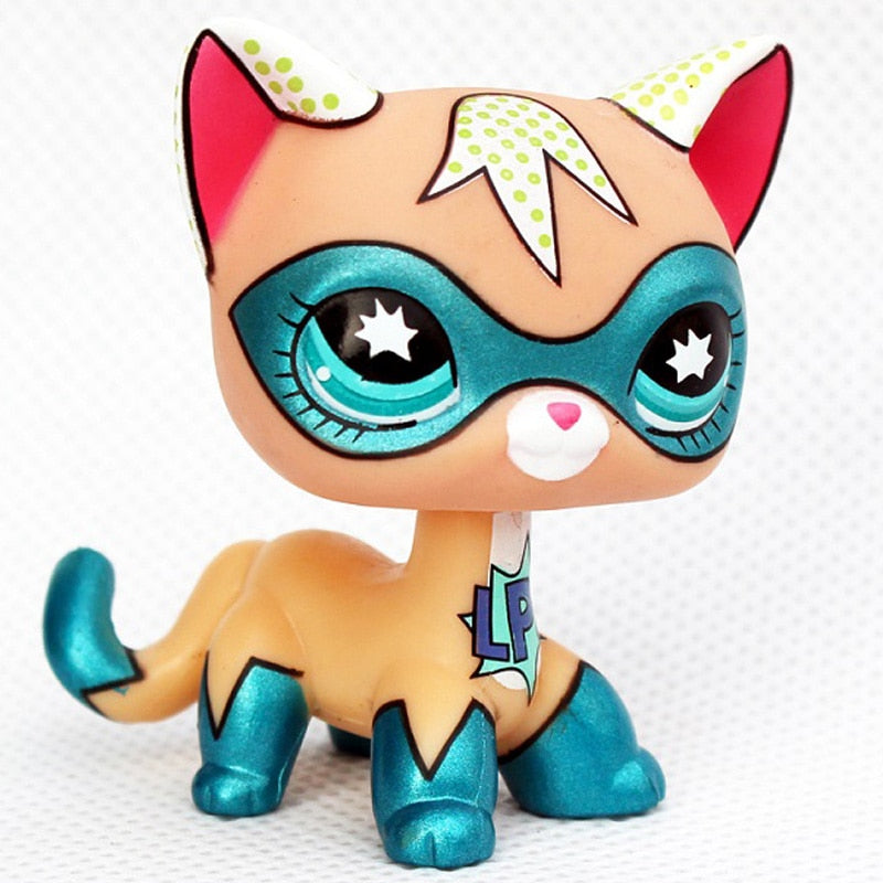 LPS CAT Rare Littlest pet shop Toys Stands Short Hair Kitten Dog Dachshund Collie Spaniel Great Dane Original Bobble head toys