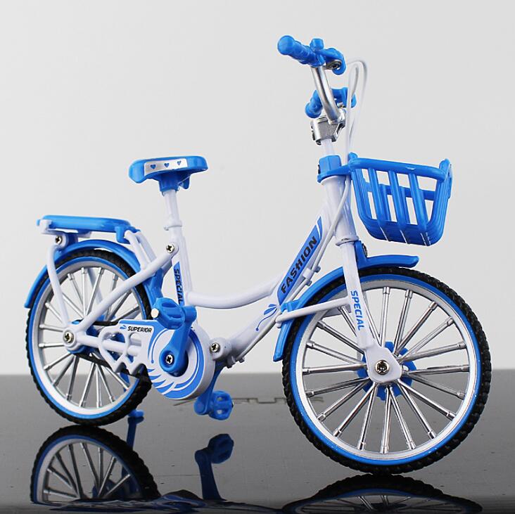 Mini Model 1:10 Finger Mountain bike Alloy Bicycle Diecast Racing Metal Accessories Toy Simulation Collection Toys for children