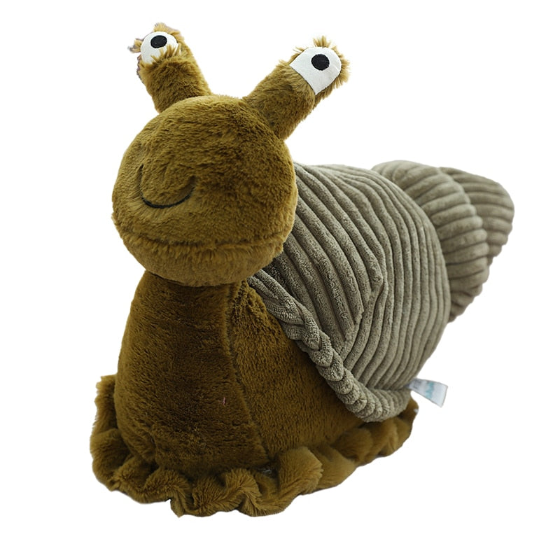 Simulation New kawaii Animal Crossing Plush Snail Doll Toys Peluche Comfort Animal Pillow Juguetes Home Decoration Baby Room Toy