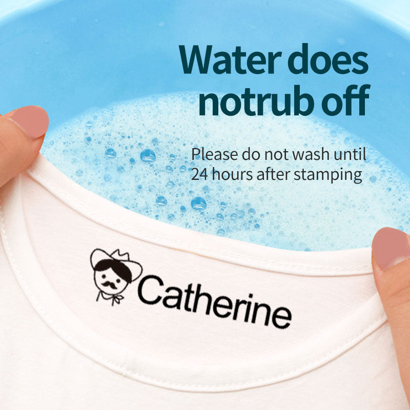 Cute Cartoon Children Seal Students, Large Size Washed Non - Fading Fabric And Textile Stamps.