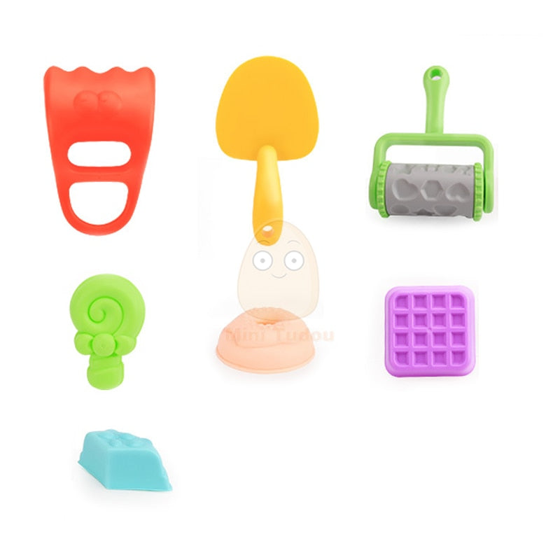 Summer Silicone Soft Baby Beach Toys Kids Mesh Bag Bath Play Set Beach Party Cart Ducks Bucket Sand Molds Tool Water Game