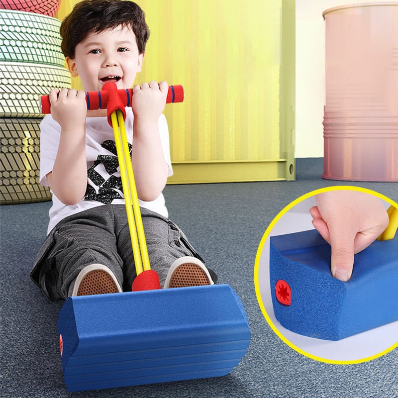 Kids Sports Games Toys Foam Pogo Stick Jumper Outdoor Playset Fitness Equipment Sensory Dropshipping Toys for 5+ year old boys