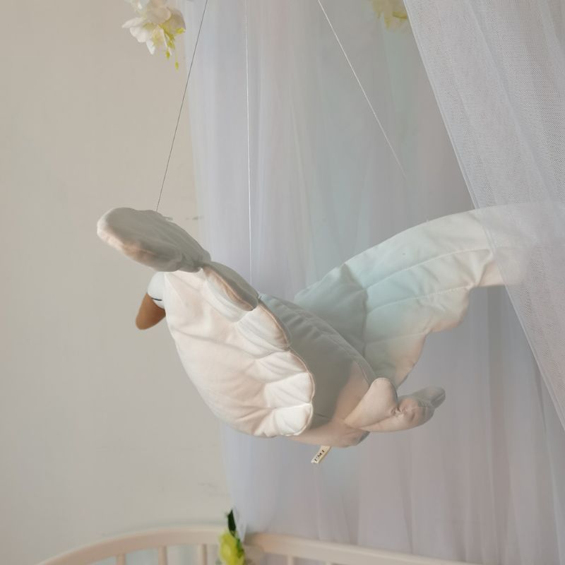 Cute Swan Wall Hanging Pendants 3D Animal Toy Kids Room Ornament Nursery Home DIY Decoration