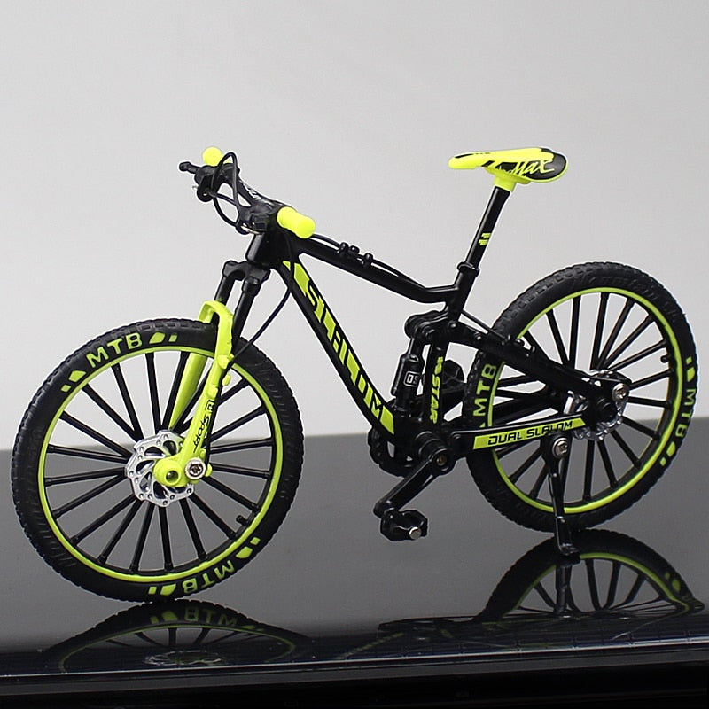 Mini Model 1:10 Finger Mountain bike Alloy Bicycle Diecast Racing Metal Accessories Toy Simulation Collection Toys for children