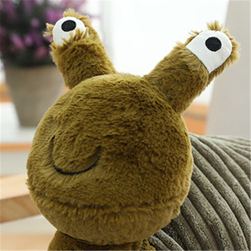 Simulation New kawaii Animal Crossing Plush Snail Doll Toys Peluche Comfort Animal Pillow Juguetes Home Decoration Baby Room Toy
