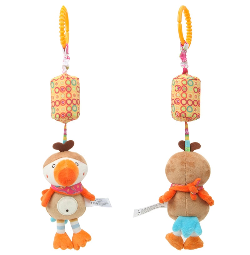 Rattle Toys For Baby Cute Puppy Bee Stroller Toy Rattles Mobile For Baby Trolley 0-12 Months Infant Bed Hanging Gift