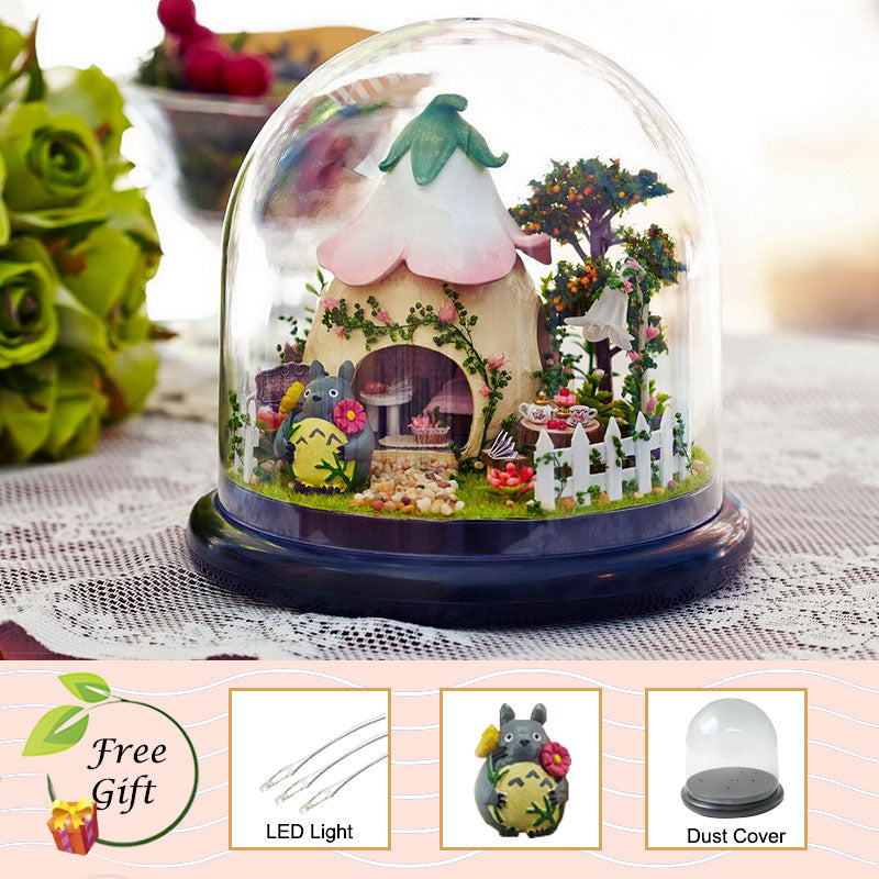 Cutebee Doll House Furniture Miniature Dollhouse DIY Miniature House Room Box Theatre Toys for Children Casa DIY Dollhouse B