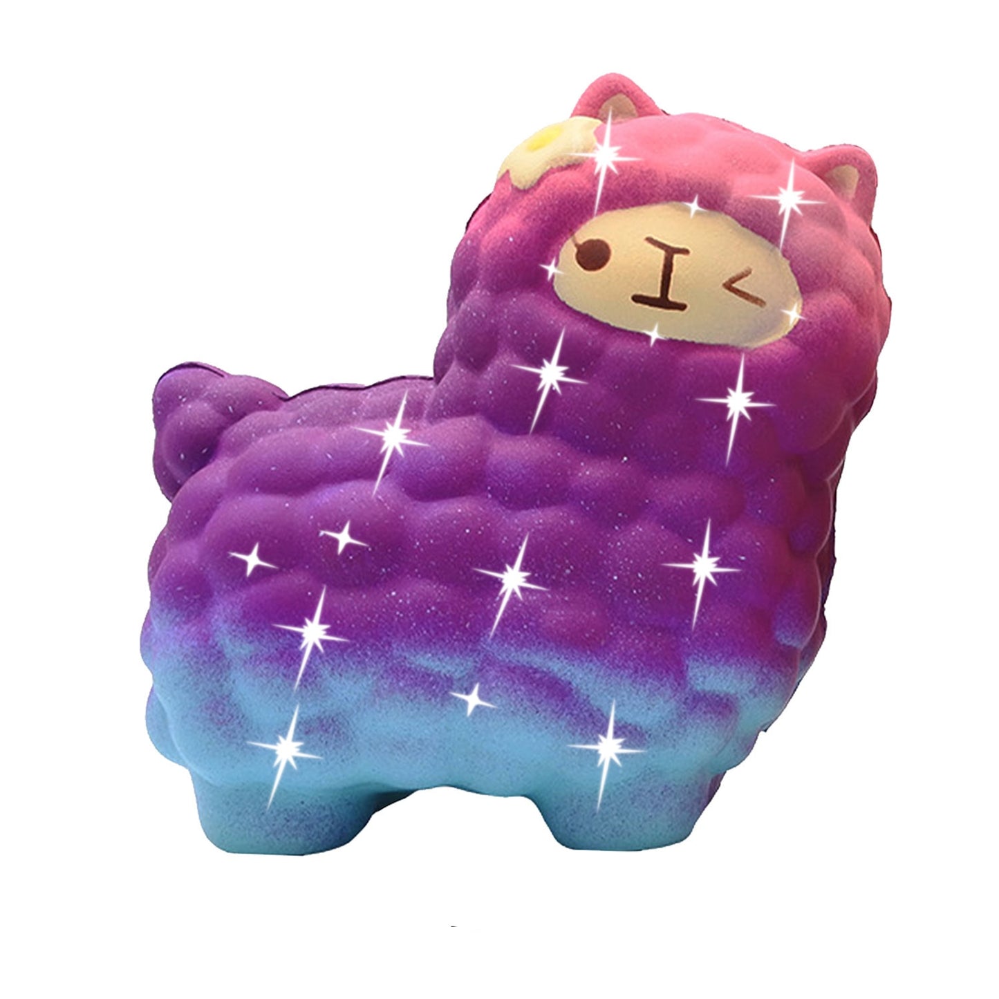 jumbo sheep alpaca squishy cute galaxy slow rising animal squishy squish wholesale exquisite kids gift