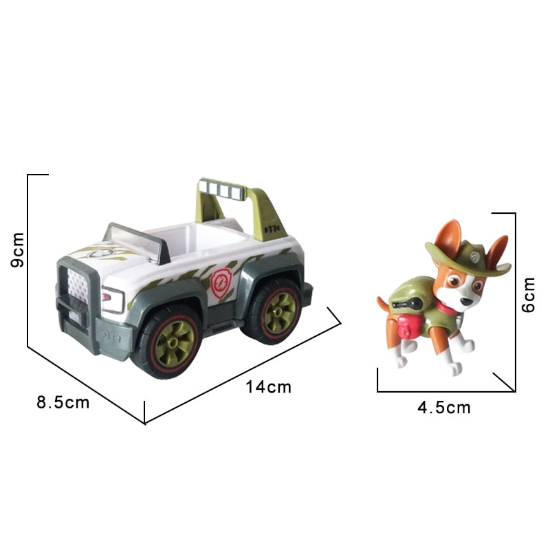 Paw Patrol Rescue Dog Puppy Set Toy Car Patrulla Canina Toys Action Figure Model Marshall Chase Rubble Vehicle Car Children Gift