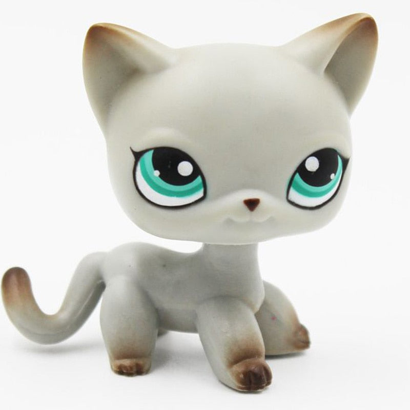 LPS CAT Rare Littlest pet shop Toys Stands Short Hair Kitten Dog Dachshund Collie Spaniel Great Dane Original Bobble head toys