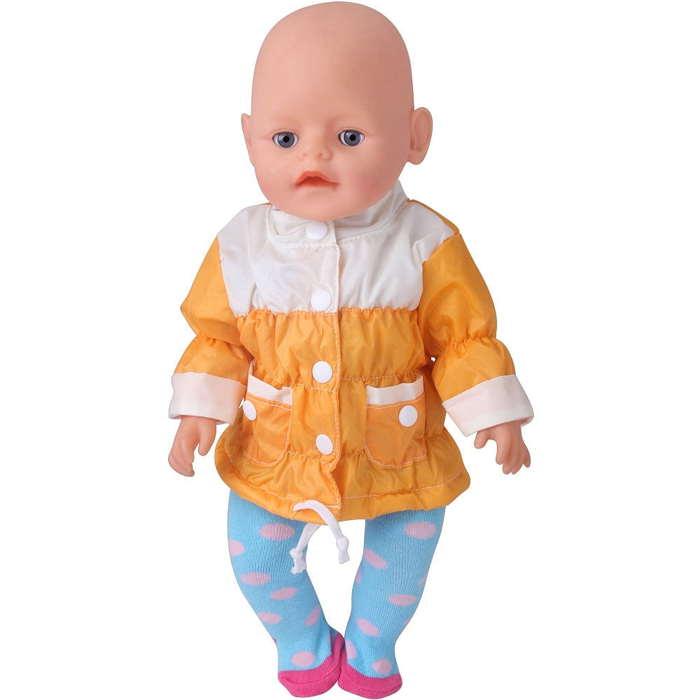 43 Cm Boy American Dolls Clothes Princess Dress School Uniforms Unicorn Queen Skirt Born Baby Toys 18 Inch Girls Doll Gift f41