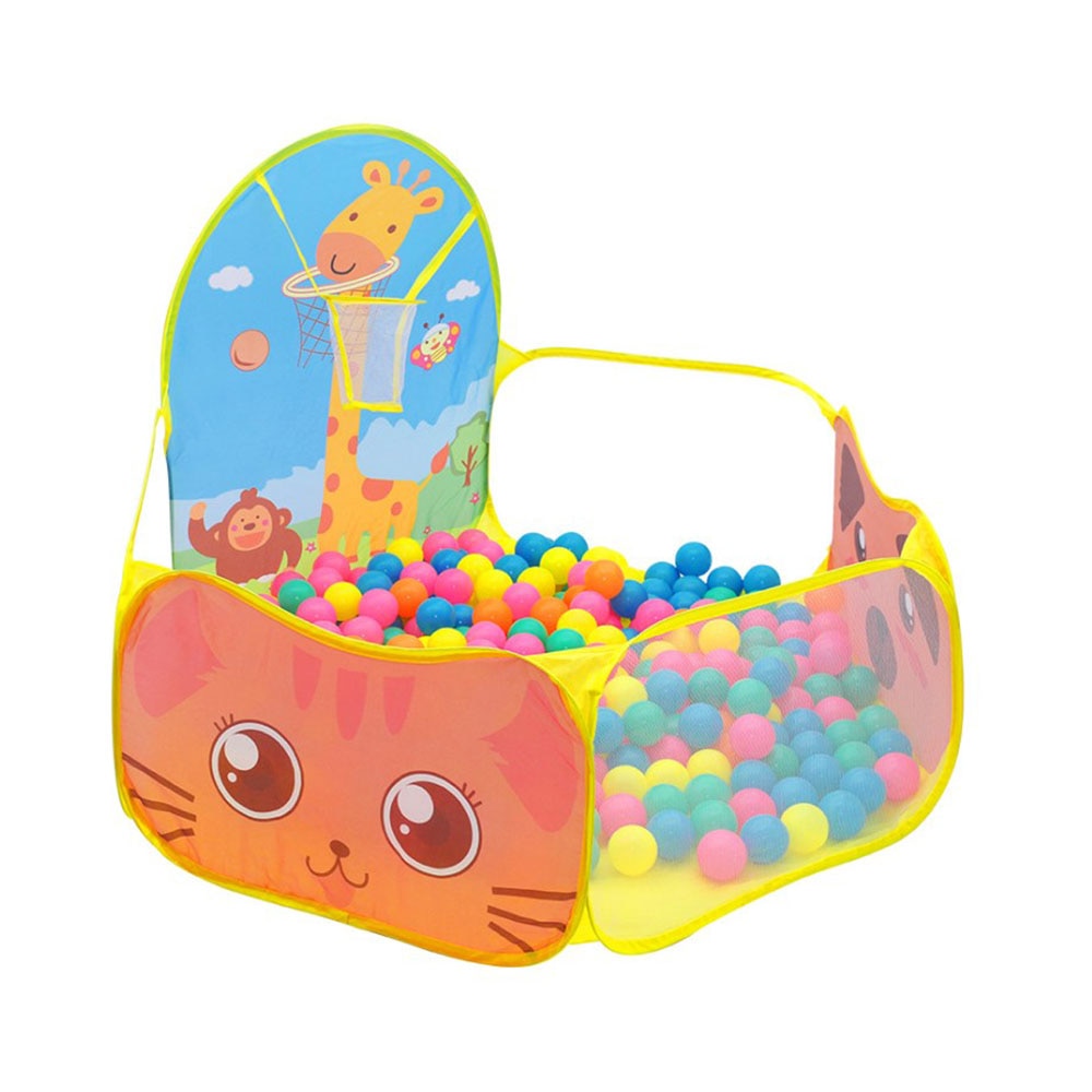 Foldable Cartoon Outdoor Sports Playground Kids Children Ocean Ball Pit Pool Baby Tent Ball Basket Gaming Toys Educational Toy