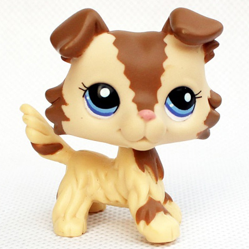 LPS CAT Rare Littlest pet shop Toys Stands Short Hair Kitten Dog Dachshund Collie Spaniel Great Dane Original Bobble head toys