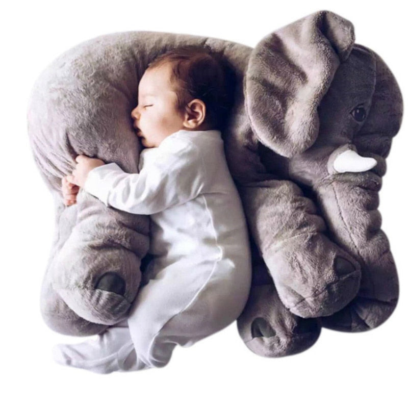Lovely 40cm/60cm Infant Plush Elephant Soft Appease Elephant Playmate Calm Doll Baby Toy Elephant Pillow Plush Toys Stuffed Doll