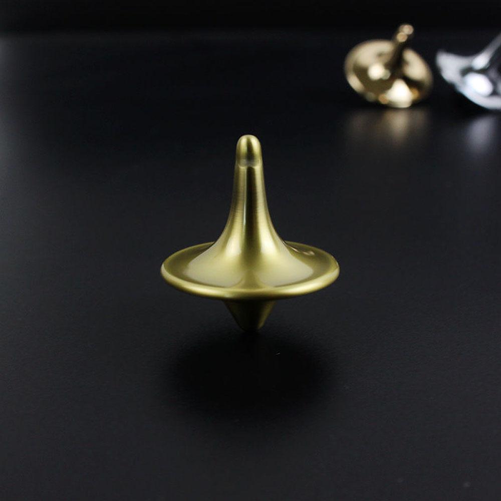 Metal Gyro Great Accurate Silver Spinning Top Hot Movie Totem Print Spinning Top apda7a08