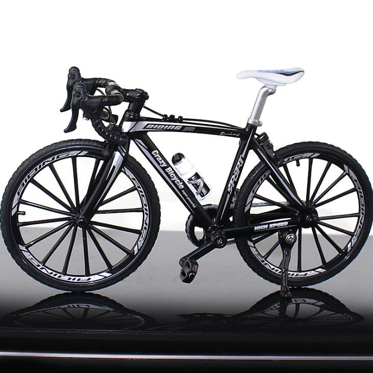 Mini Model 1:10 Finger Mountain bike Alloy Bicycle Diecast Racing Metal Accessories Toy Simulation Collection Toys for children