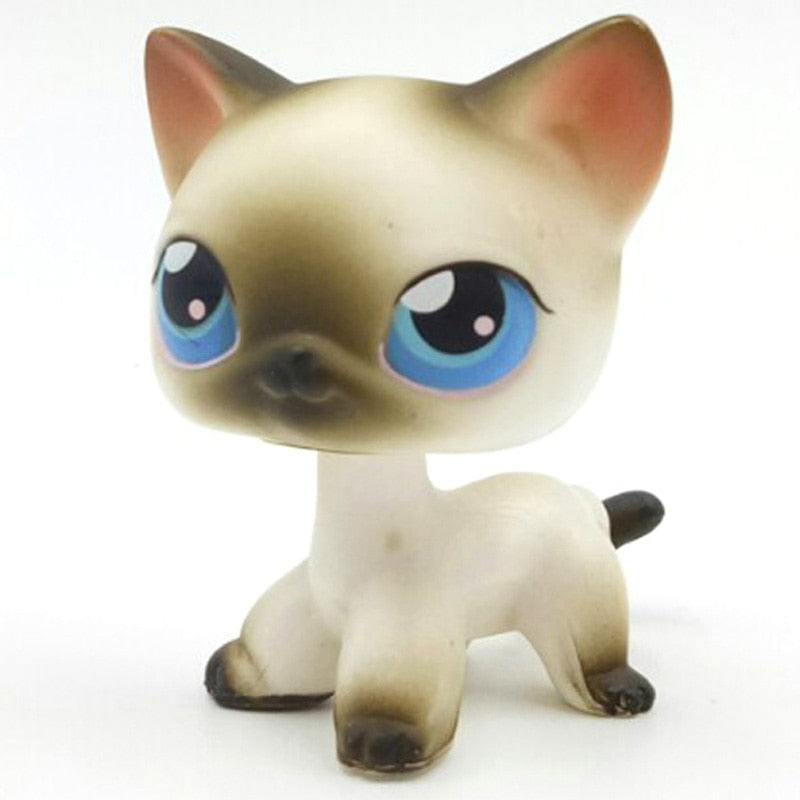 LPS CAT Rare Littlest pet shop Toys Stands Short Hair Kitten Dog Dachshund Collie Spaniel Great Dane Original Bobble head toys