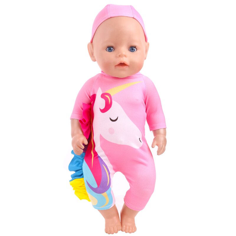 43 Cm Boy American Dolls Clothes Princess Dress School Uniforms Unicorn Queen Skirt Born Baby Toys 18 Inch Girls Doll Gift f41