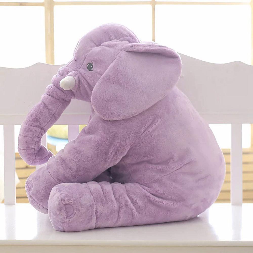 Lovely 40cm/60cm Infant Plush Elephant Soft Appease Elephant Playmate Calm Doll Baby Toy Elephant Pillow Plush Toys Stuffed Doll