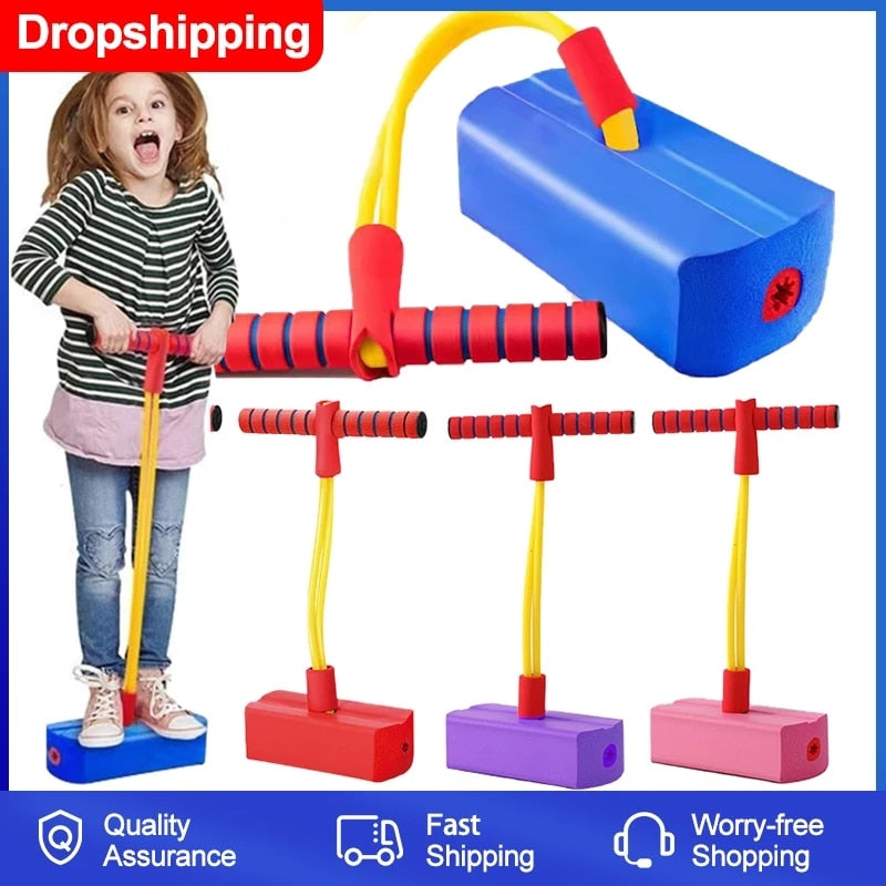 Kids Sports Games Toys Foam Pogo Stick Jumper Outdoor Playset Fitness Equipment Sensory Dropshipping Toys for 5+ year old boys