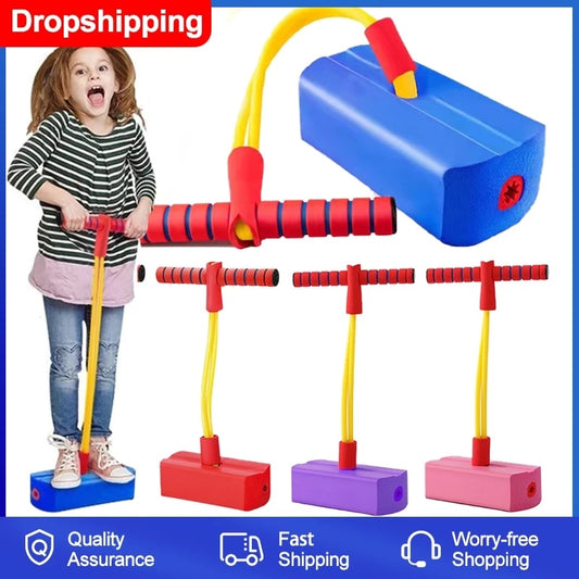 Kids Sports Games Toys Foam Pogo Stick Jumper Outdoor Playset Fitness Equipment Sensory Dropshipping Toys for 5+ year old boys