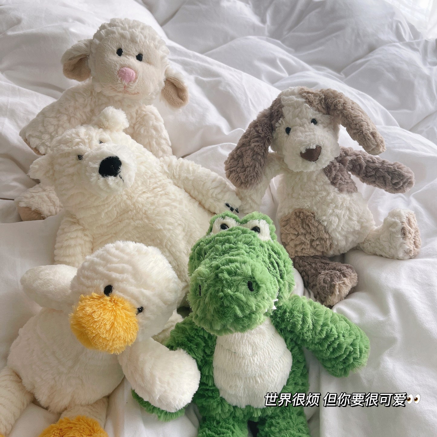 New Hot Sale Doll Dinosaur/ Lamb/Dog/Goose/Duc Plush Toy High Quality Appease Doll Soft Sleeping Accompany Gift For Newborn Kids