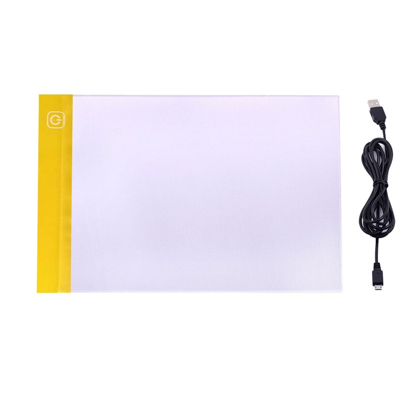 Led Drawing Copy Board Kids Toy to Draw 3 Level Dimmable Painting Tablet  A5 size Light Pad Children Learning Educational Game